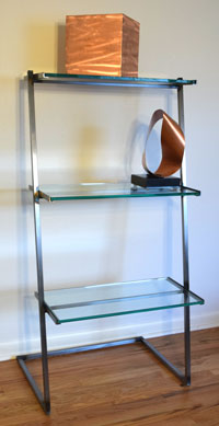 Steel and Glass Shelving