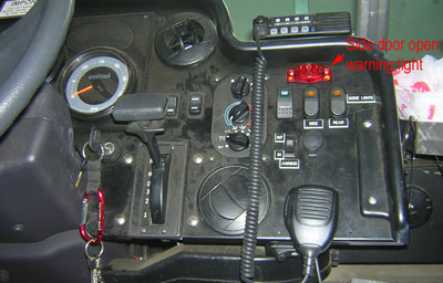 Right side of dash