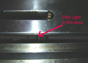 Grill pilot light