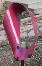 Large mobius painted red